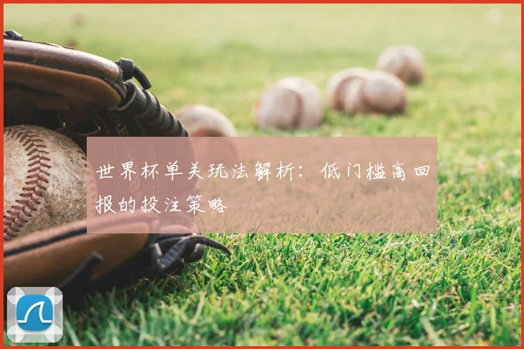 世界杯单关玩法解析：低门槛高回报的投注策略