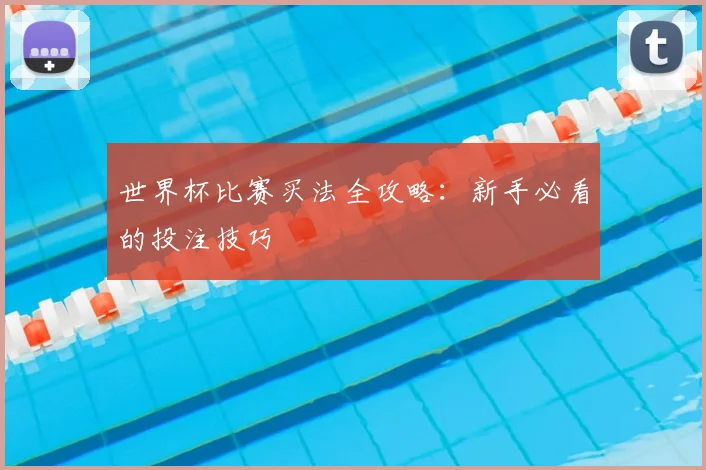 世界杯比赛买法全攻略:新手必看的投注技巧