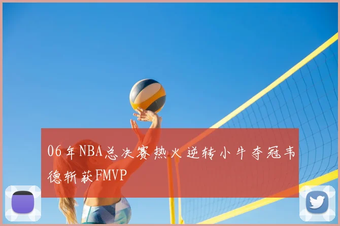 06年NBA总决赛热火逆转小牛夺冠韦德斩获FMVP
